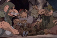 Trolls as depicted in Rankin-Bass version of The Hobbit film