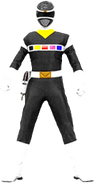 Carlos as the Black Space Ranger