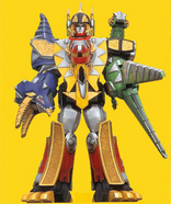 Thundersaurus Megazord Parasaur Final Cut