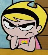 Mandy's appearance from The Adventures of Billy & Mandy.