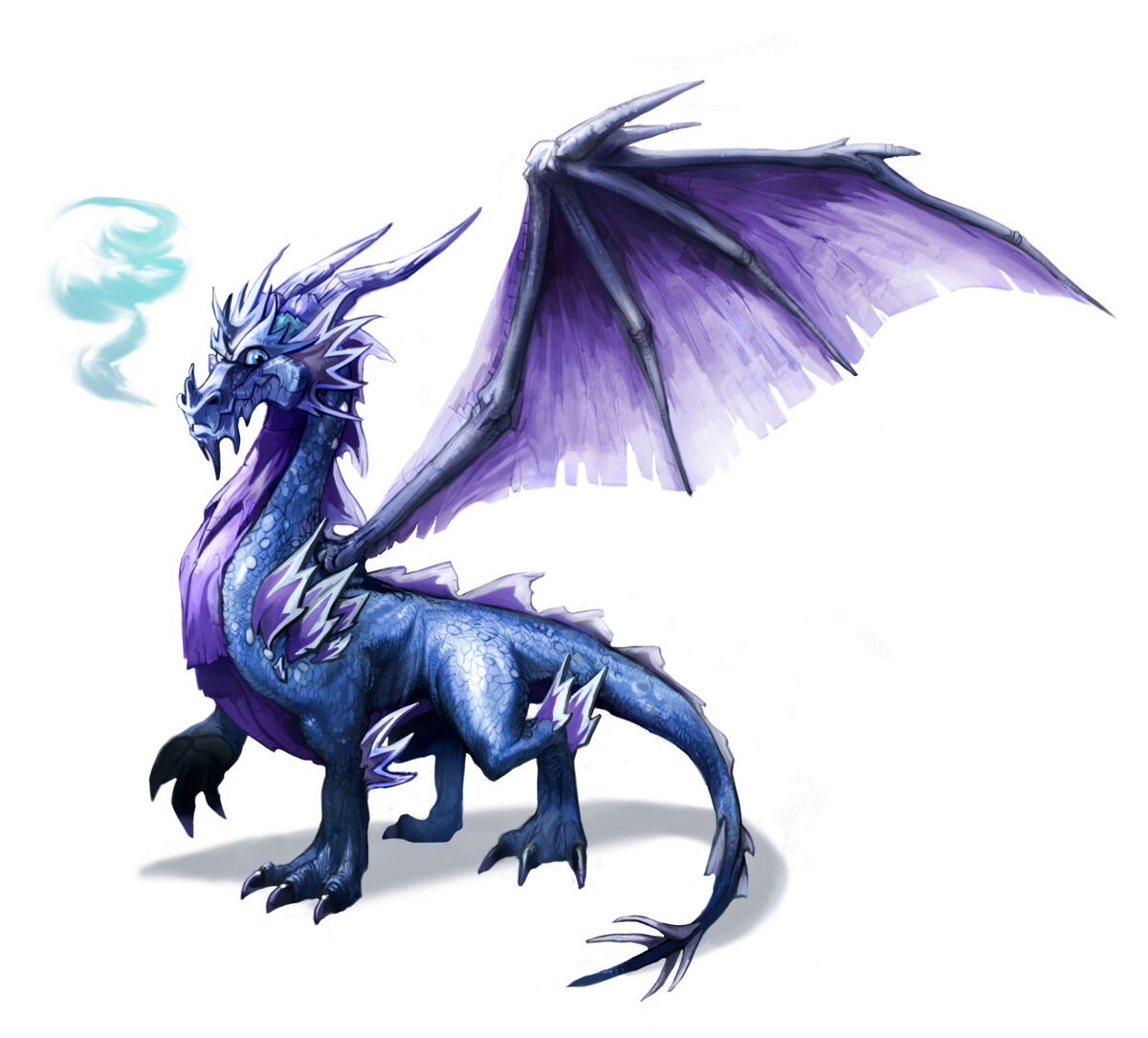 Andelig, Dragão Roxo Psiquico - Rise of the Dragons - Cast n Play