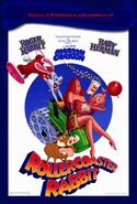 Timon and Pumbaa's adventures of Rollercoaster Rabbit Poster