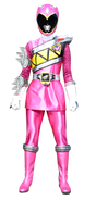 Shelby as the Dino Charge Pink Ranger (Dino Steel)