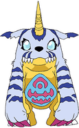 Snowdrop in Matt's Gabumon body