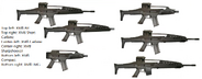 The first generation XM8 variants.