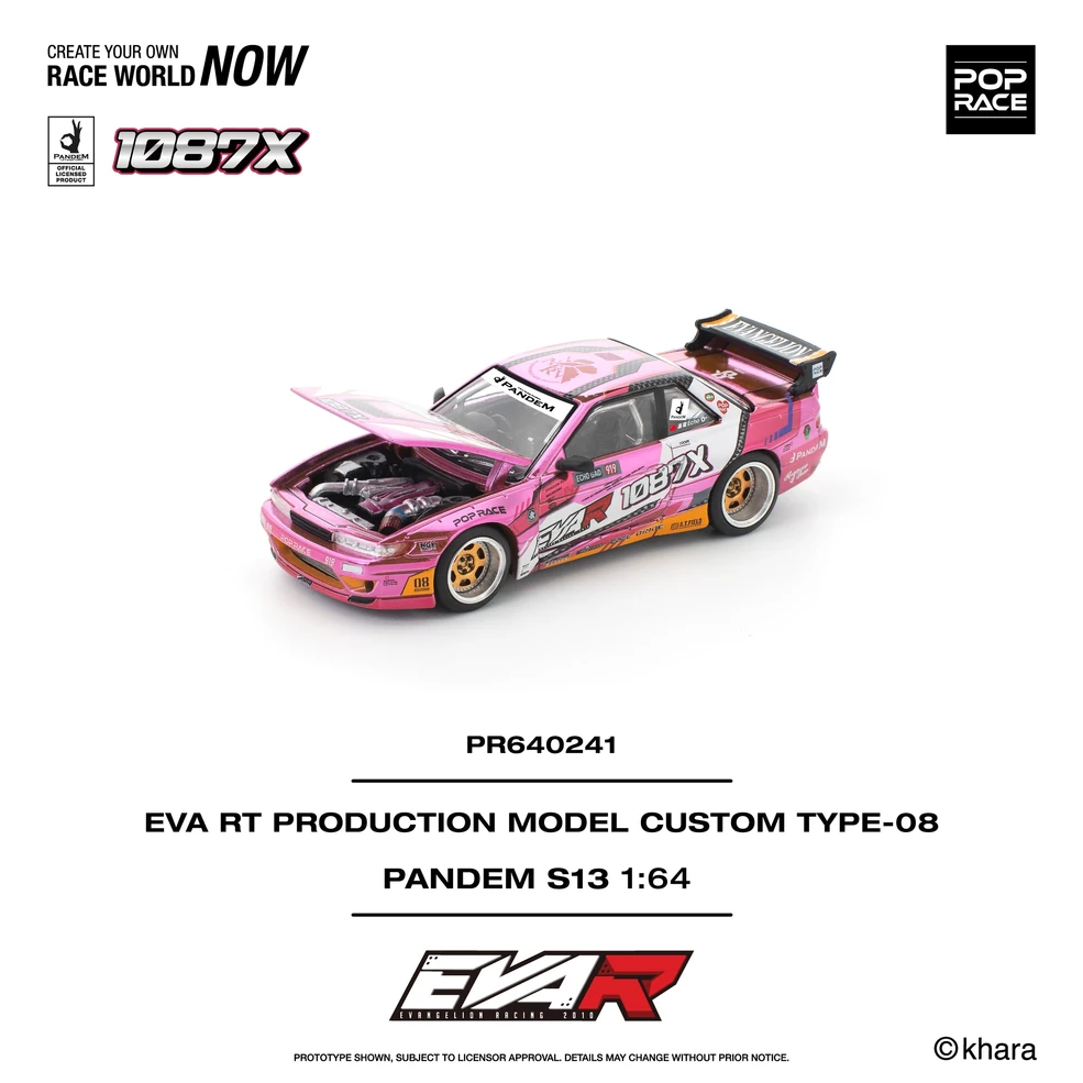 POP RACE EVA Racing スカイライン GT-R ニスモ エヴァ POPRACEより、エヴァンゲリオンレーシングのGT-Rが多彩なギミック満載