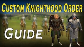 Custom Knighthood Order Prophesy Of Pendor 3 Wiki Fandom