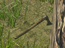 Thrown Axes Ingame