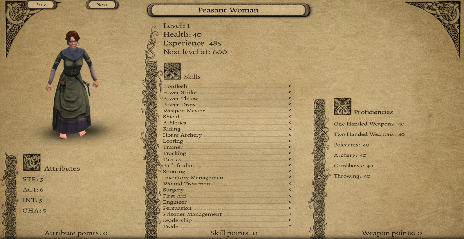 mount and blade peasant woman