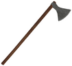 Mesh two handed battle axe a