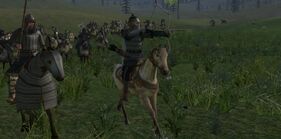 Warlord Zulkar in battle