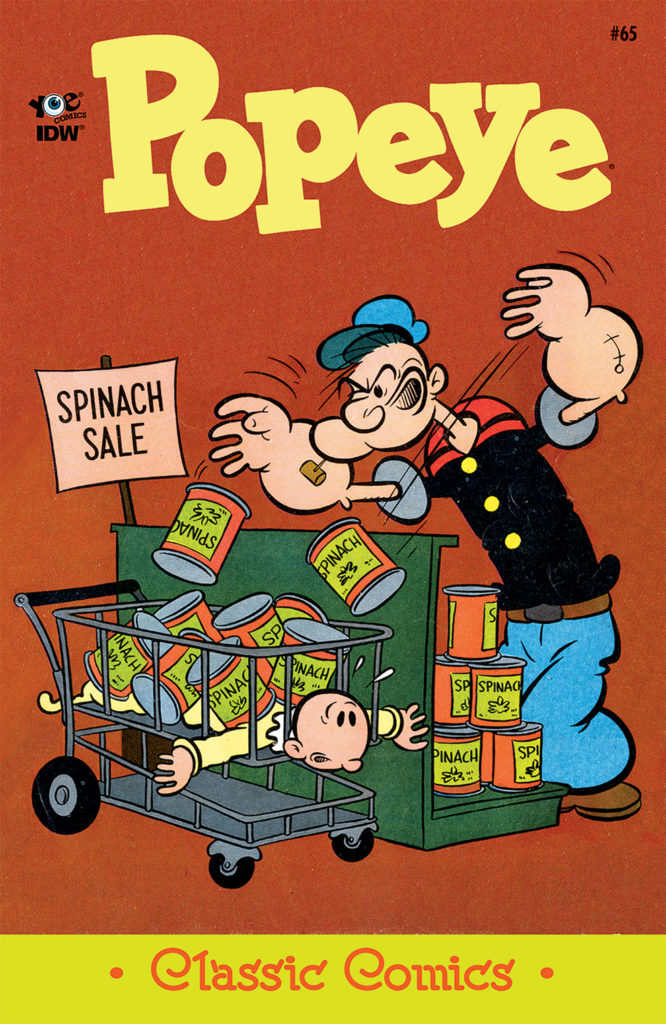 Popeye Classics (comic book)-IDW-No 65-Dec 2017 | Popeye the