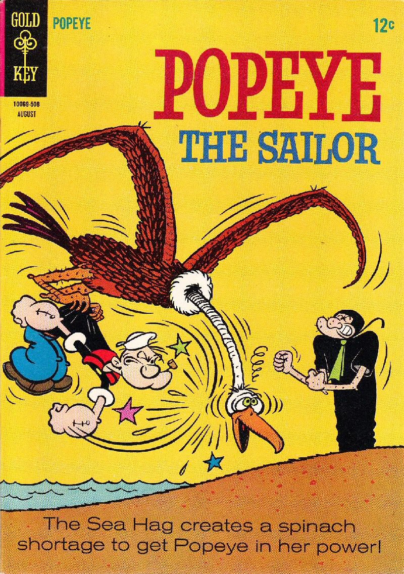 Popeye the Sailor-Western-No 77-Aug 1965 | Popeye the