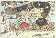 Popeye clobbers Kid Klutch