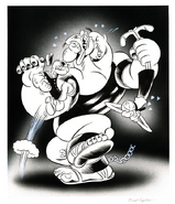 Popeye versus Boola! by Brent Engstrom