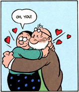 Cole and Nana in IDW's Popeye Issue 2: "The Worm Returns"