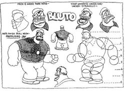 Bluto's design