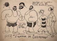 Model sheet from I Wanna Be a Life Guard