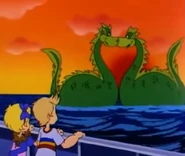 A sea monster couple