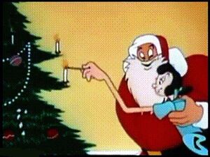 Bluto Muscle and Mistletoe IV