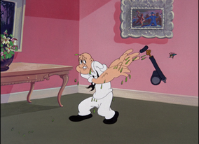 Popeye Goes Crazy Over a Fly