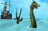 The Sea Hag's sea monster from Popeye's Voyage: The Quest for Pappy