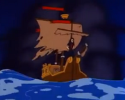 The Sea Hag's Ship in Popeye and Son