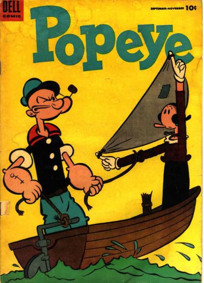 Popeye-Dell-No 30-Sep 1954 | Popeye the Sailorpedia | Fandom