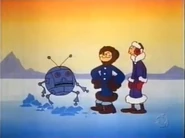 Popeye finds the satellite