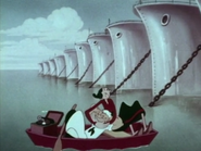 Popeye and Olive Oyl at Sea