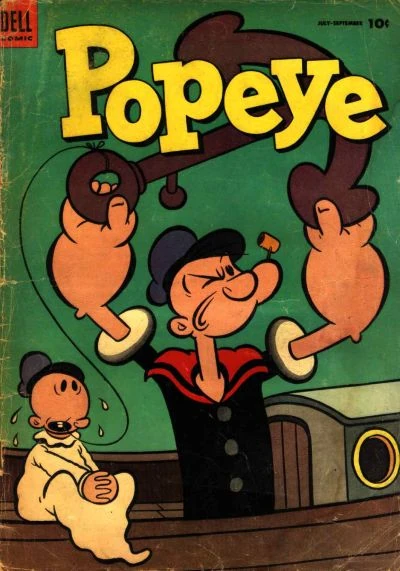 Popeye-Dell-No 29-Jul 1954 | Popeye the Sailorpedia | Fandom
