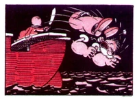 Pappy walking the plank