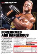 A detailed article explaining the benefits of Popeye-sized forearms in physical fitness