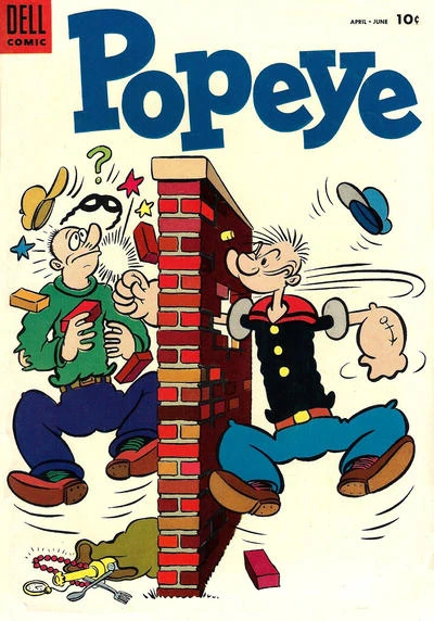 Popeye-Dell-No 32-Apr 1955 | Popeye the Sailorpedia | Fandom