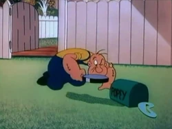 Popeye Spies Some Bugs