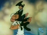 Olive agrees that Popeye is the strongest man in the world, much to his happiness.
