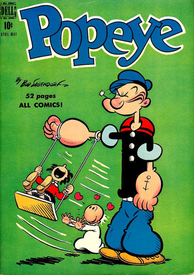 Popeye-Dell-No 12-Apr 1950 | Popeye the Sailorpedia | Fandom