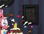 Popeye's second portrait in The SpongeBob SquarePants Movie (notably extracted from the Thimble Theatre strip where Popeye is first introduced)