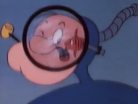 Fish in Popeye's Suit