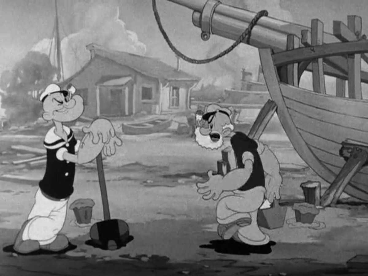 Poopdeck Pappy, Popeye the Sailorpedia