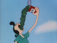 Olive Oyl Eating Some Spinach