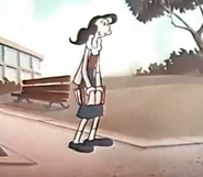 Teen Olive in "Popeye's High School Daze"