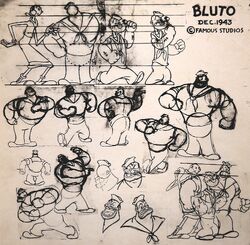 Bluto Model Sheet 1943