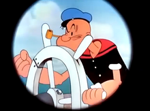 Popeye Sailing in Sinbad