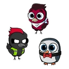 Chicks of Woodpecker, Holly, and The Penguin (Eggs once fully hatched)
