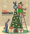 POPGOESMerryChristmasArtwork.jpg (494 KB) Blackrabbit in a Christmas Artwork.
