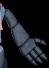 Stone's open hand.
