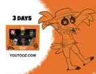 Art of Scarecrow Stone, advertising the pins availability for 3 more days.