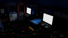 The initial design, featuring the old arcade machines and 3D Printer.[1]