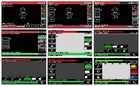 A development timeline of the battle UI